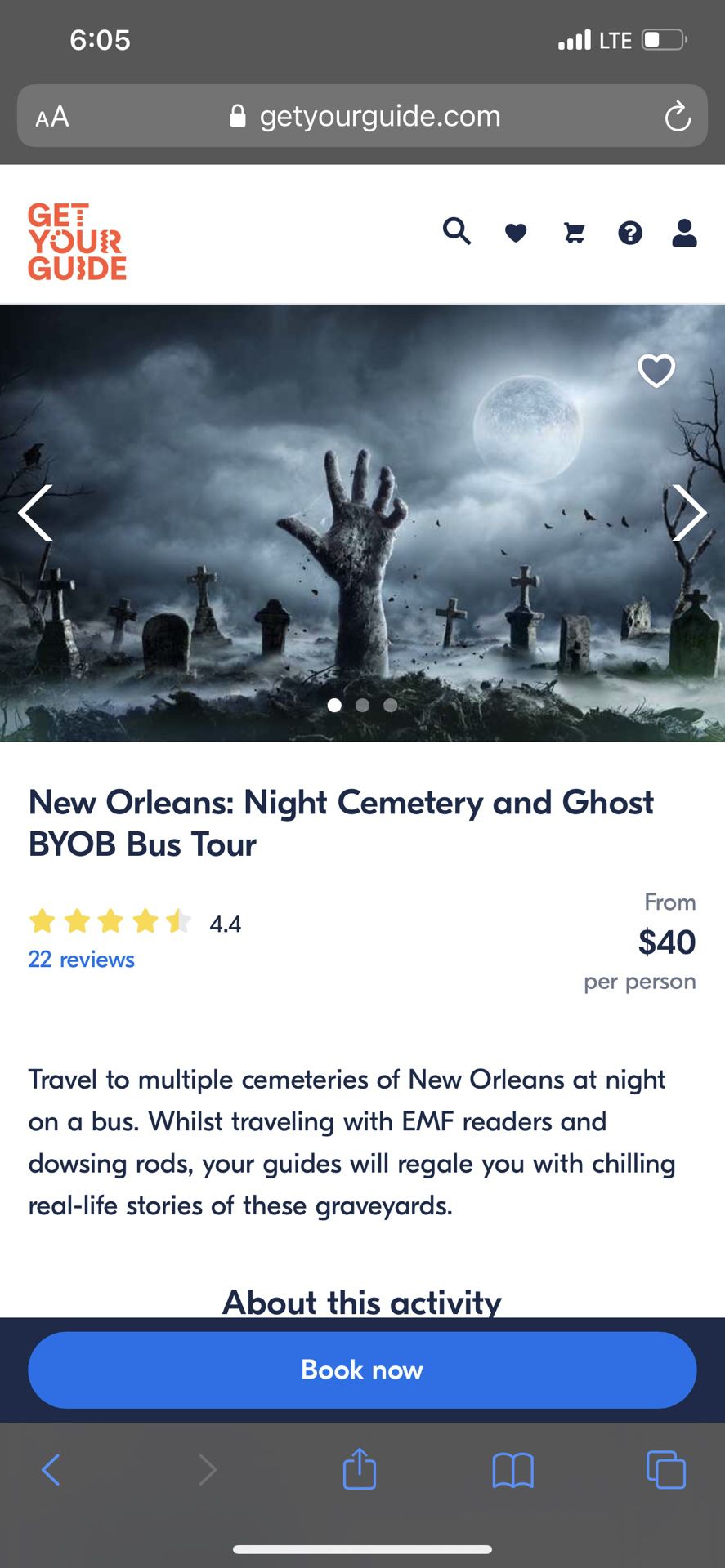 New Orleans Ghost Tour- Tickets For 2 Adults. VALID FOR ANY DATES 