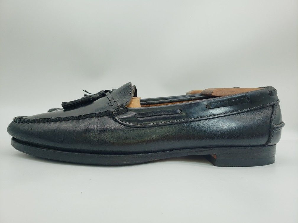 Cole Haan Men's Black Tassel Loafers Dress Shoes Slip On Oxfords Size 11.5 C