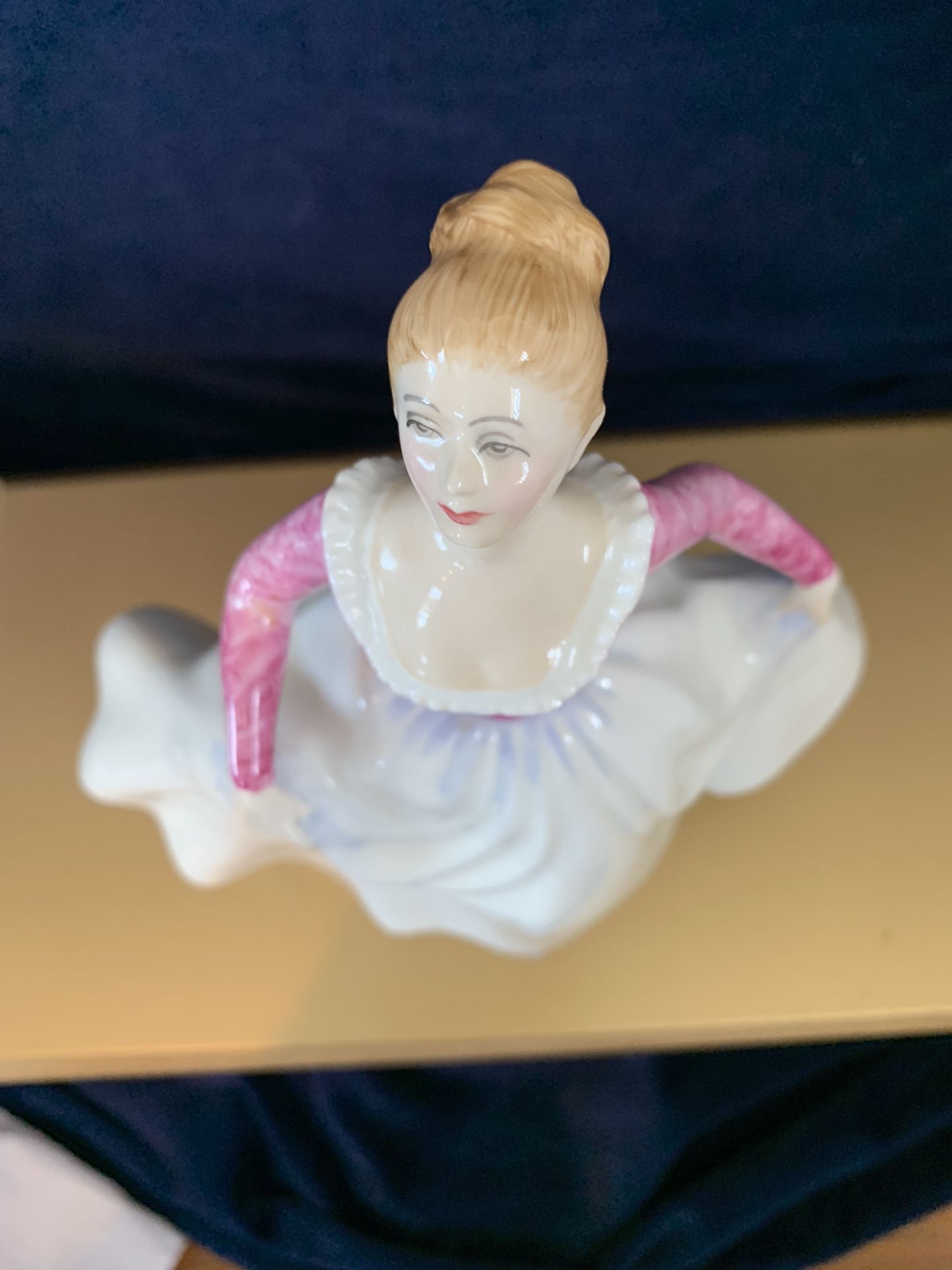 ROYAL DOULTON Porcelain Dancing Lady Figurine Perfect