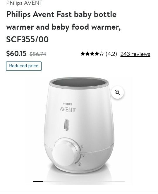 Baby Bottle Warmer New