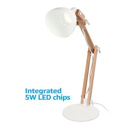 Wood Swing Table Desk Light Lamp Thumbnail