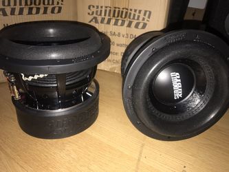 Sundown Audio Sa 8 V 3 Brand New 8 Inch Sub Each Sold Separately For Sale In Los Angeles Ca Offerup