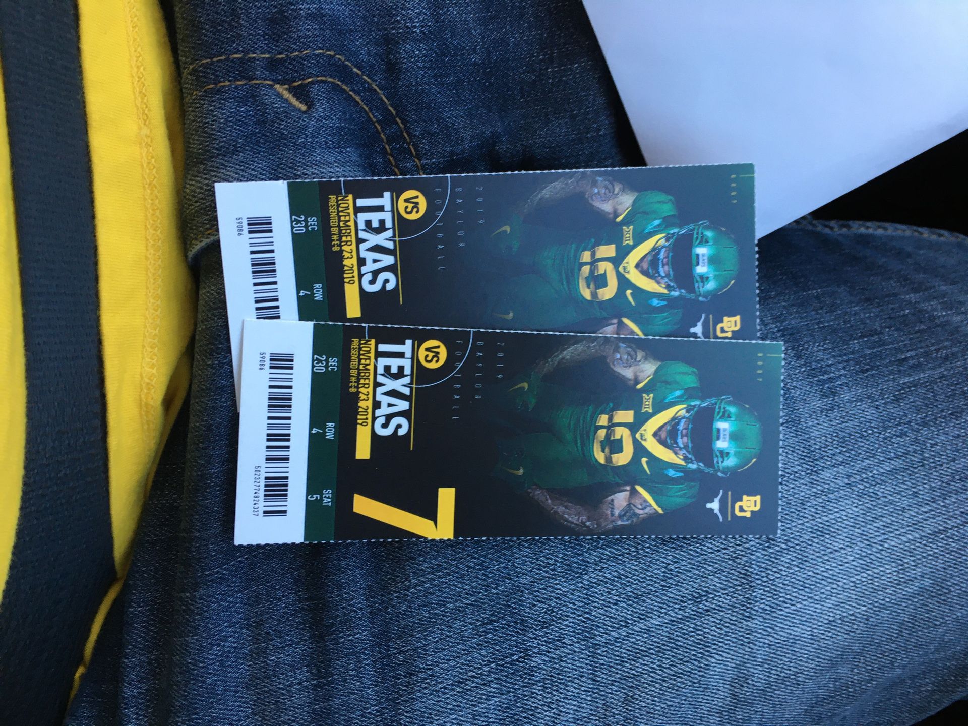 Baylor beat football tickets