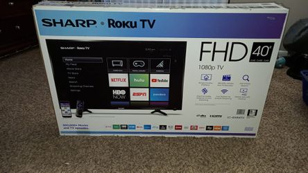 Sharp 40” Roku TV  LED LCD FHD Thumbnail