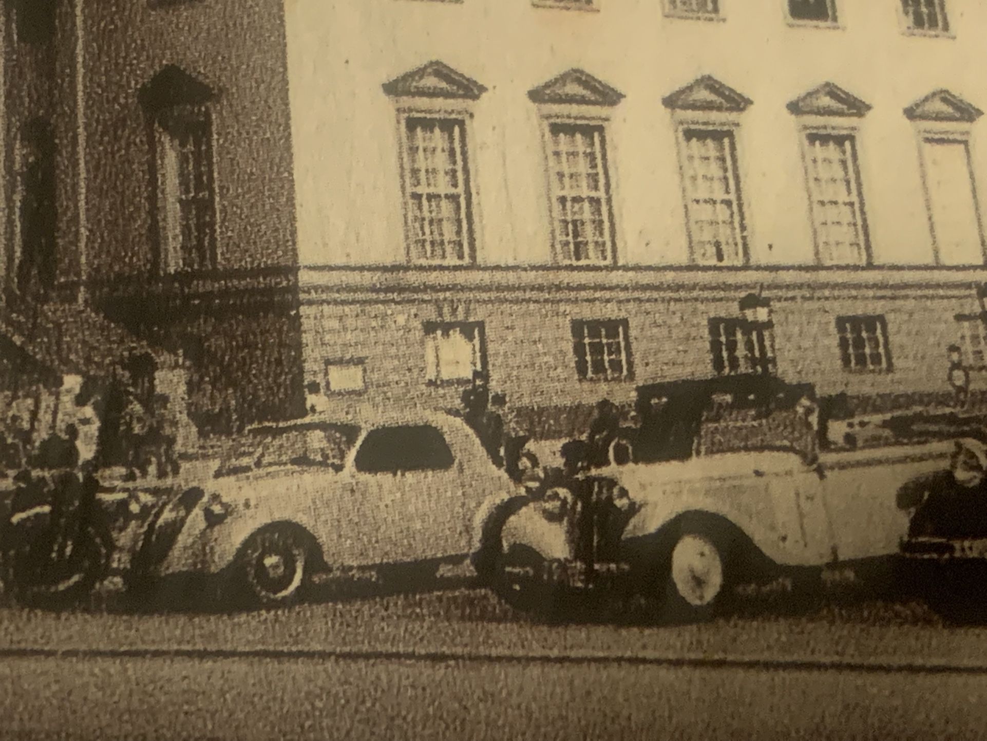 Germany, Berlin Staatsoper Unter Den Linden Genuine Postcard From early 1930’s Mercedes, DKV, NSU Vintage Cars, Mint Condition