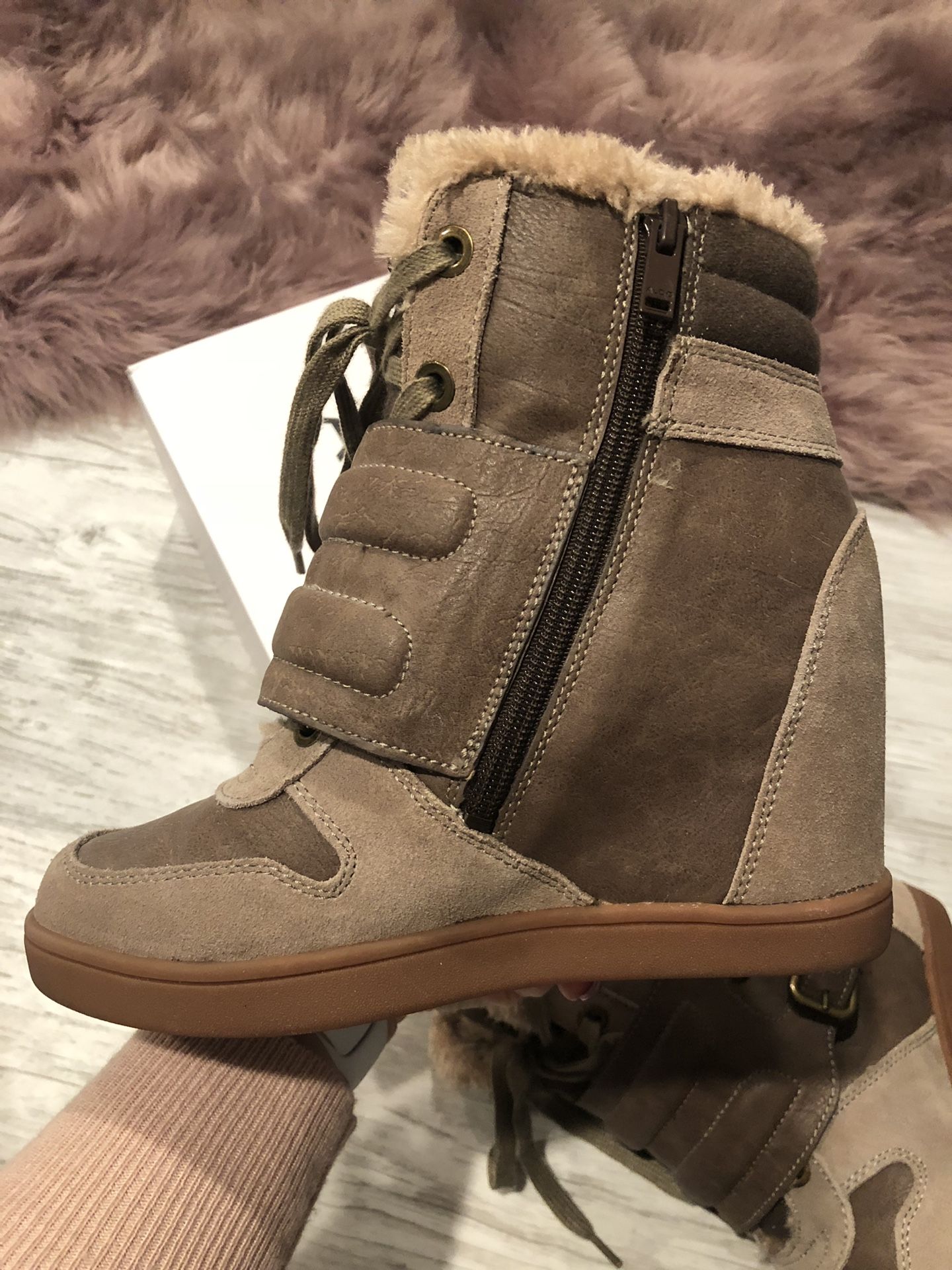 Brand NEW ALDO wedged boots!