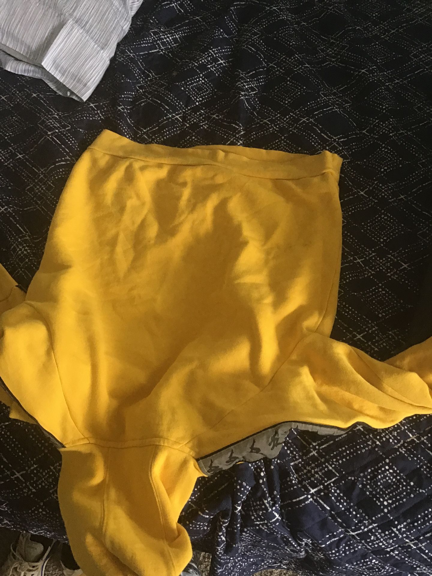 Kappa yellow hoodie