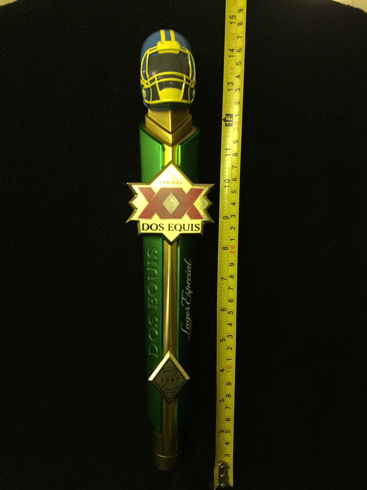 Dos Equis Beer Basketball Hoop Tap Handle Topper New In Box 
