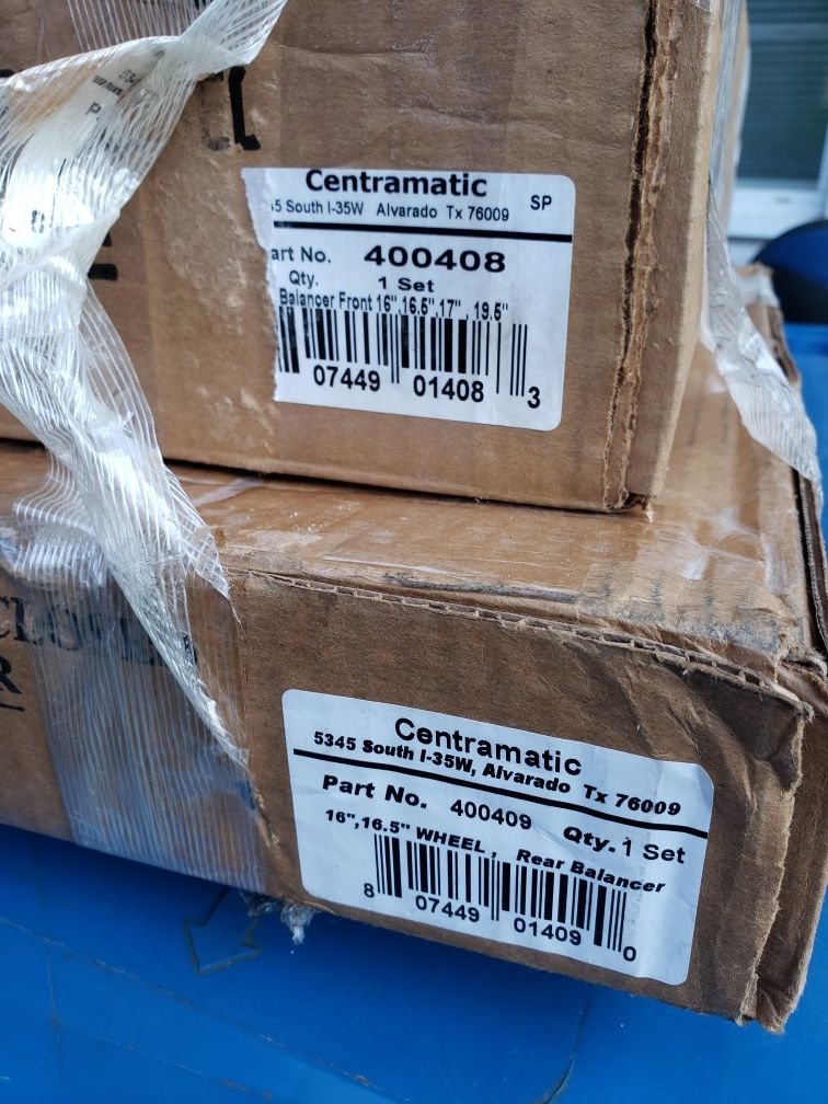 Dually Centramatic Wheel Balancers NEW