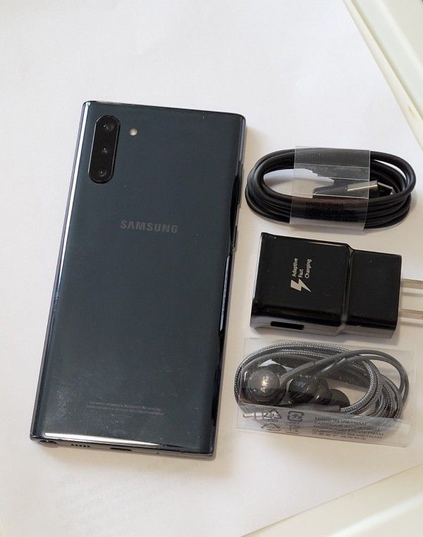 Samsung Galaxy Note 10 , 256GB  , Unlocked for All Company Carrier,  Excellent Condition like New