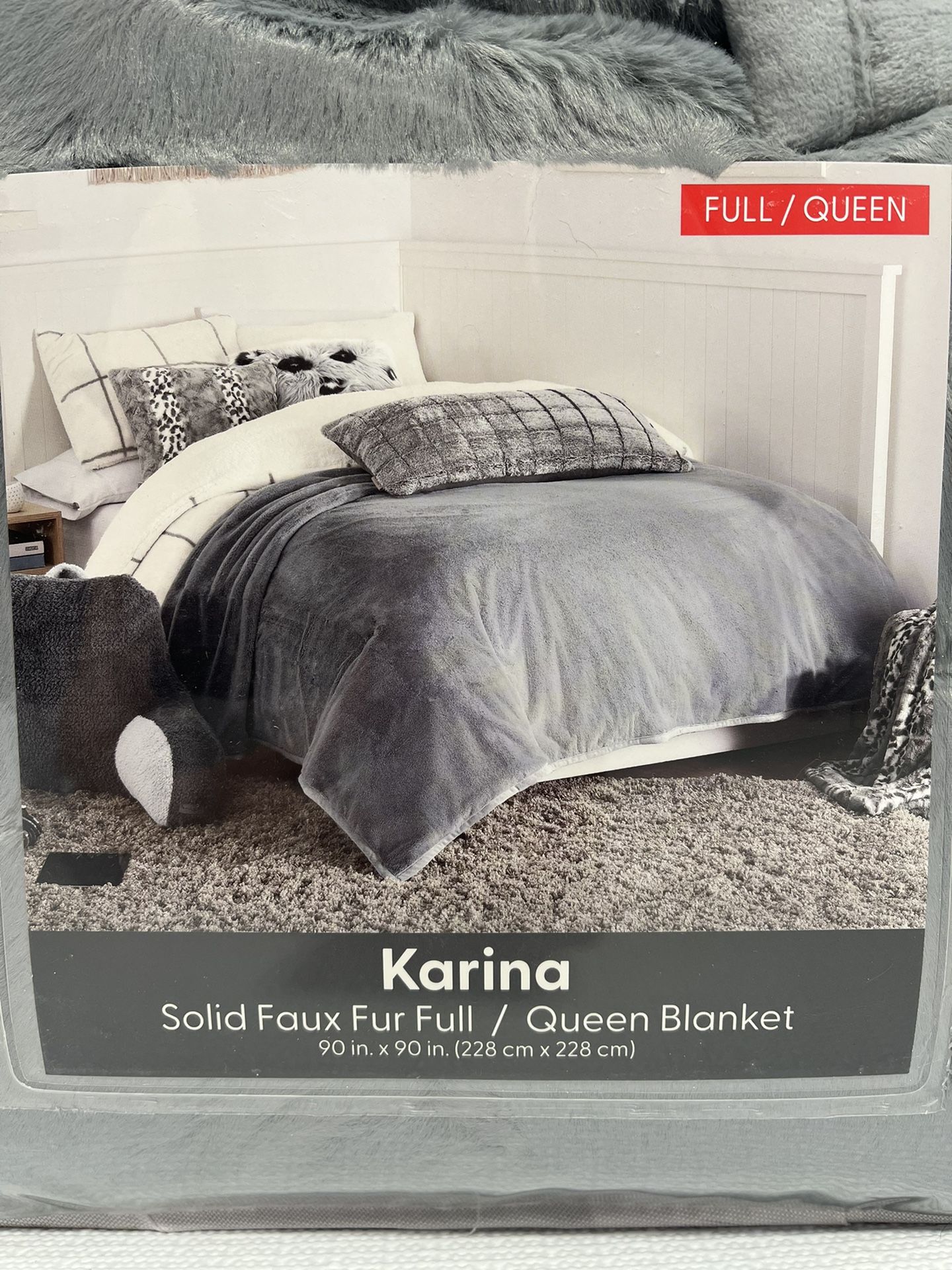 Koolaburra By UGG Karina Blanket Full/Queen Gray