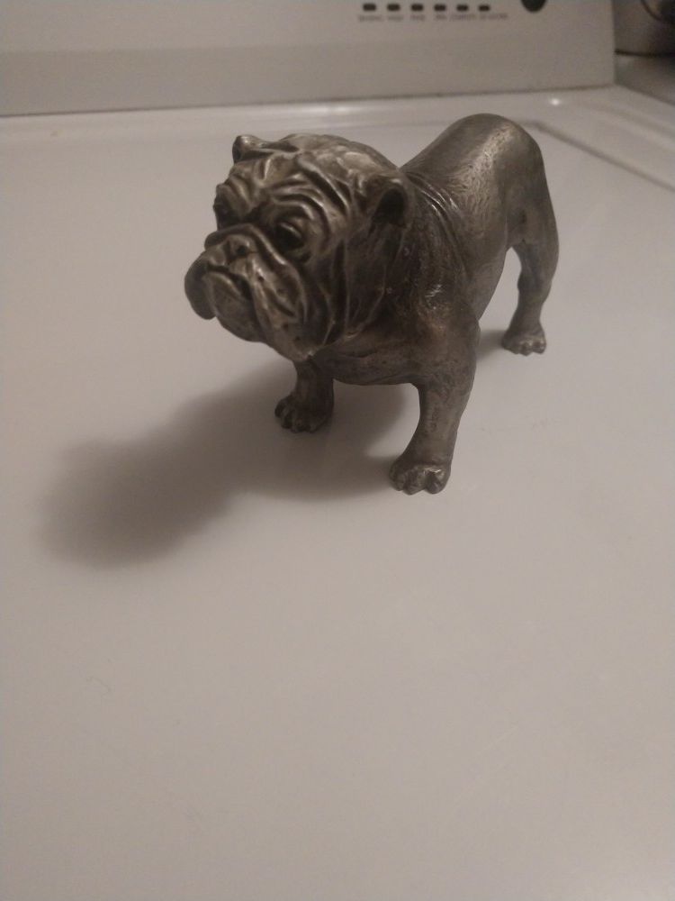Hudson pewter Phillip kraczolaski bulldog 1970