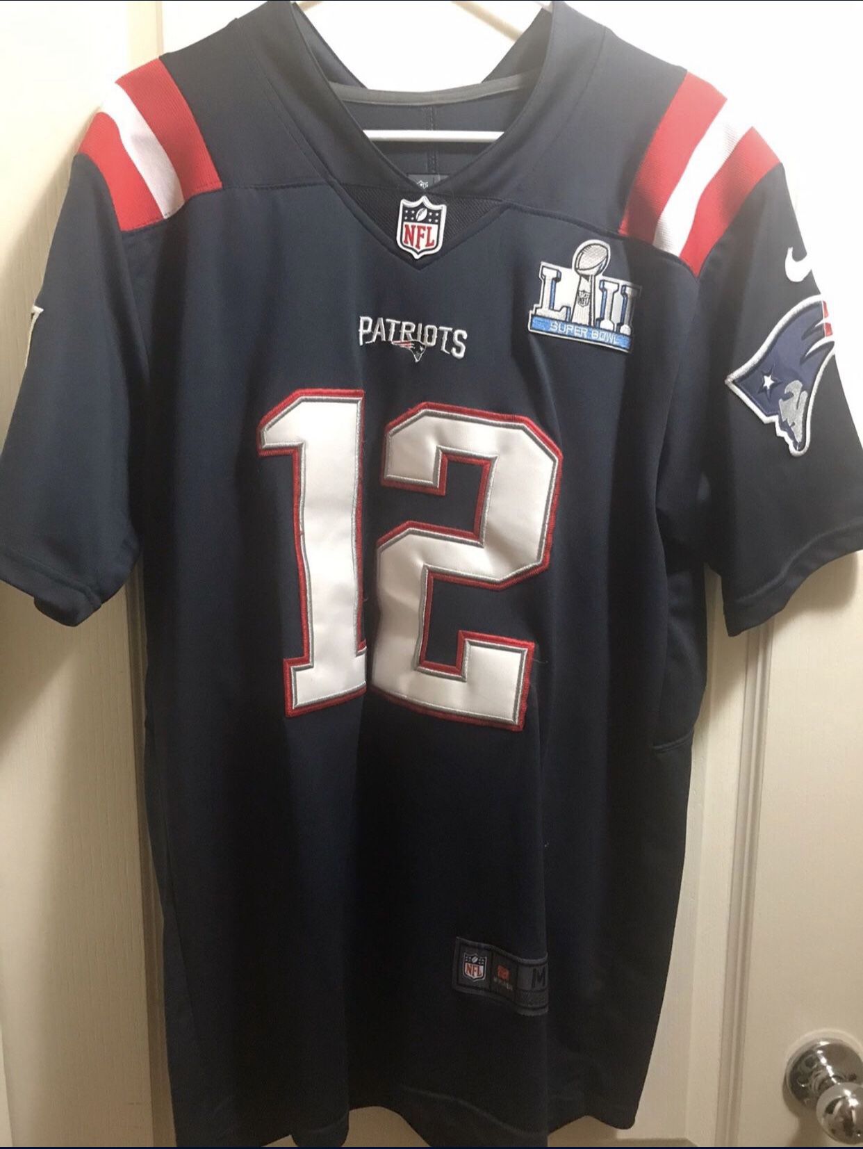 Tom Brady New England Patriots Nike Super Bowl LII stitched authentic Jersey 