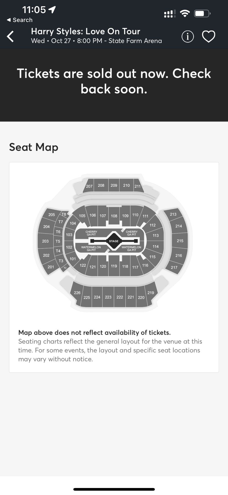 Harry Styles (2 Tickets) LOWER LEVEL SEC 117 Row P - Wed 10/27/21 - Atlanta
