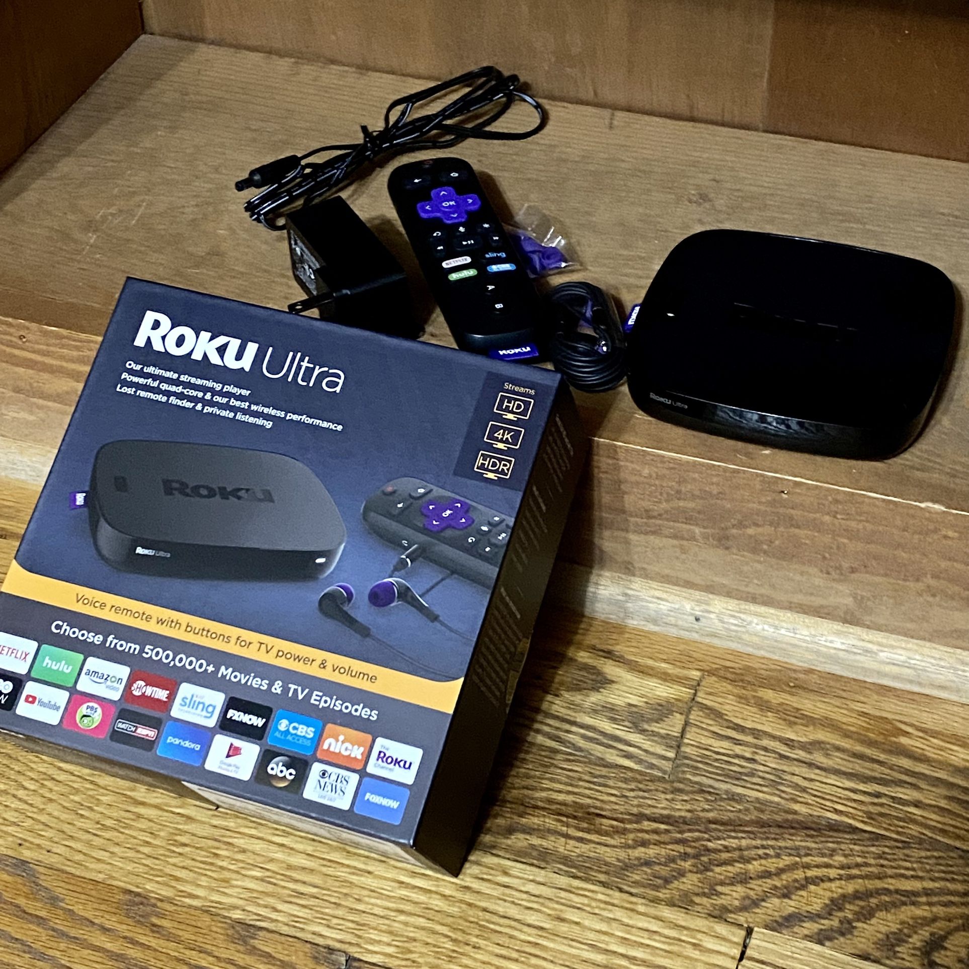Roku Ultra w/ 6’ HDMI Cable & Remote