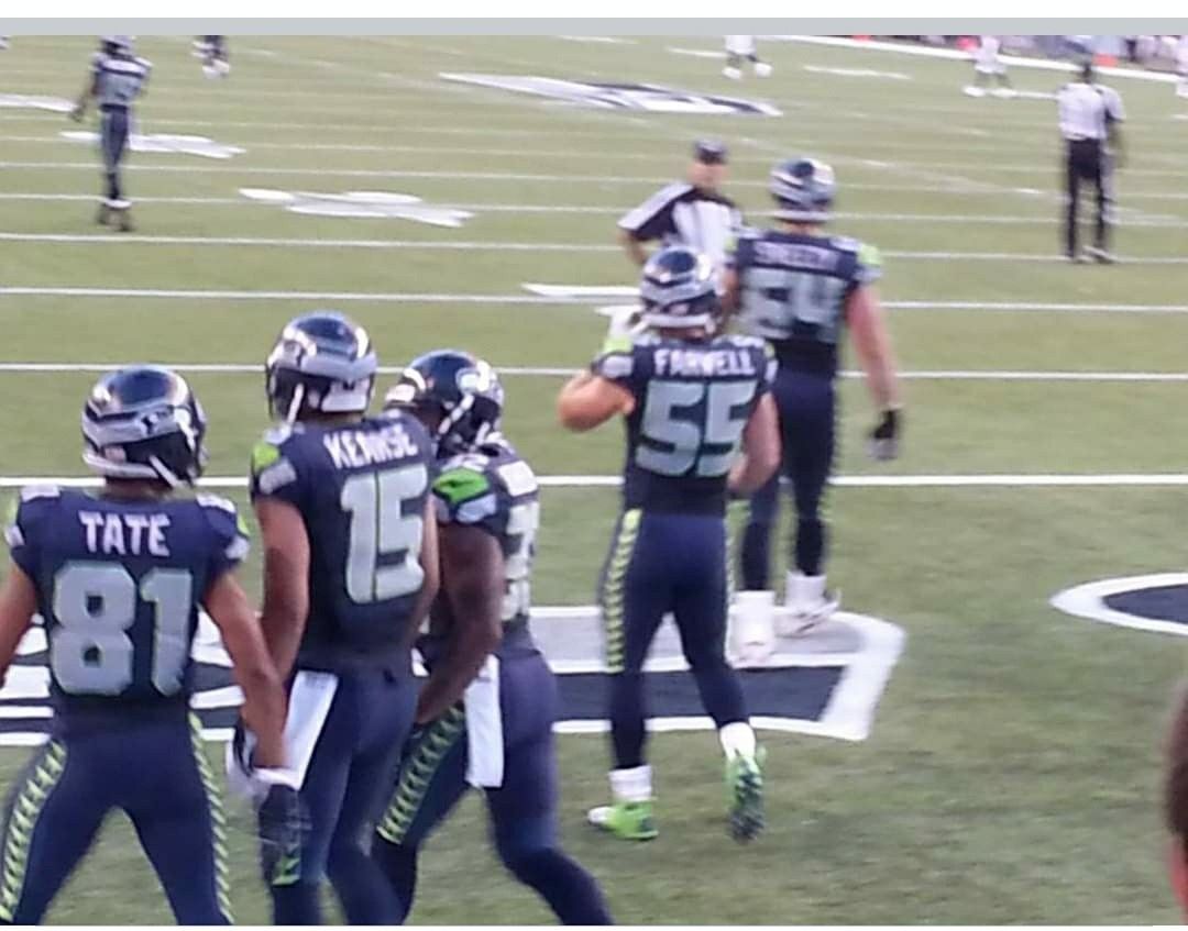 Seattle Seahawks vs DETROIT LIONS 3 & 4 ROWS FROM THE FIELD
