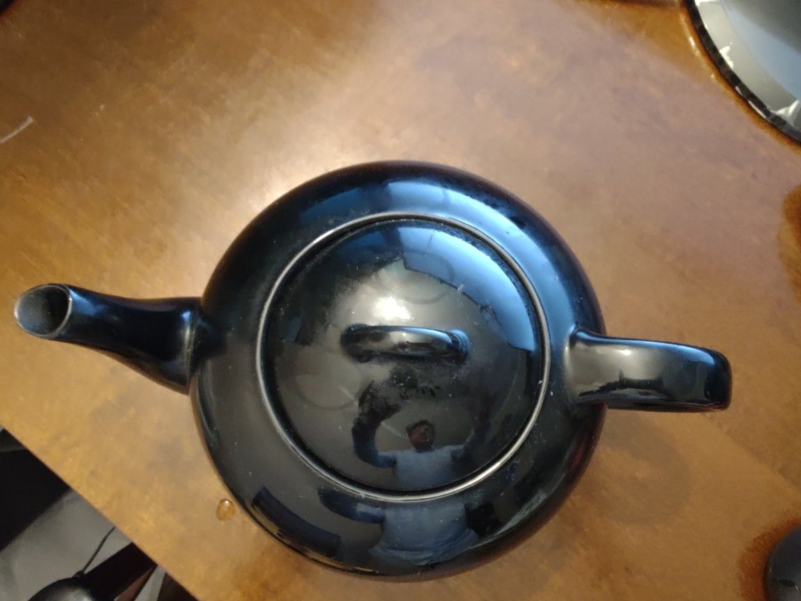 Copco Tea Pot Sam Lebowitz Design Vintage 1982 Ceramic Made in Korea