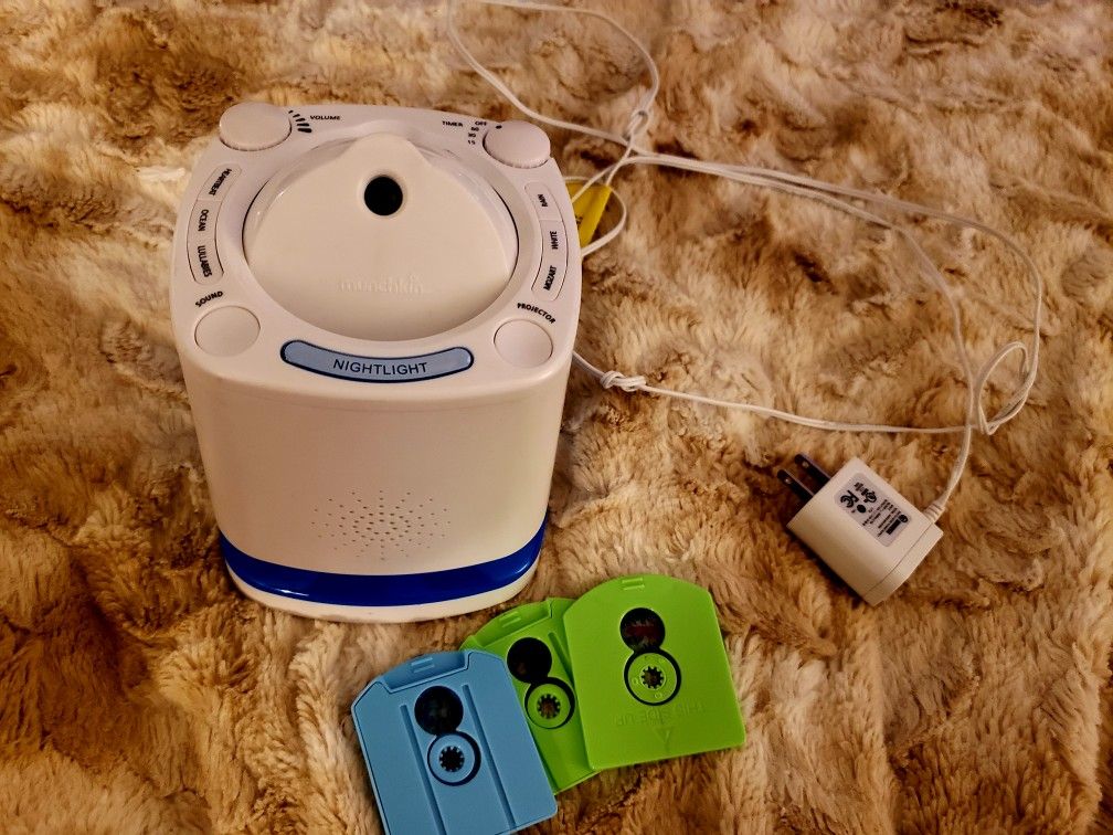 Munchkin Sound Asleep Nursery Projector and Sound Machine with LED Nightlight