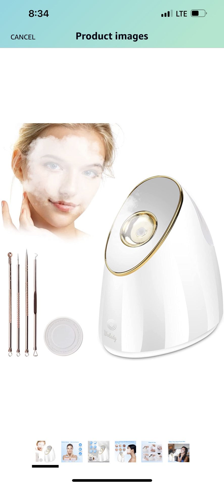 Face Steamer Facial Steamer for Moisturizing & Deep Cleaning