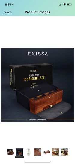 New Acacia Tea Storage Box Thumbnail