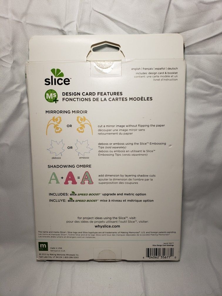 Slice making memories greetings cartridge. New sealed . Smoke free home.