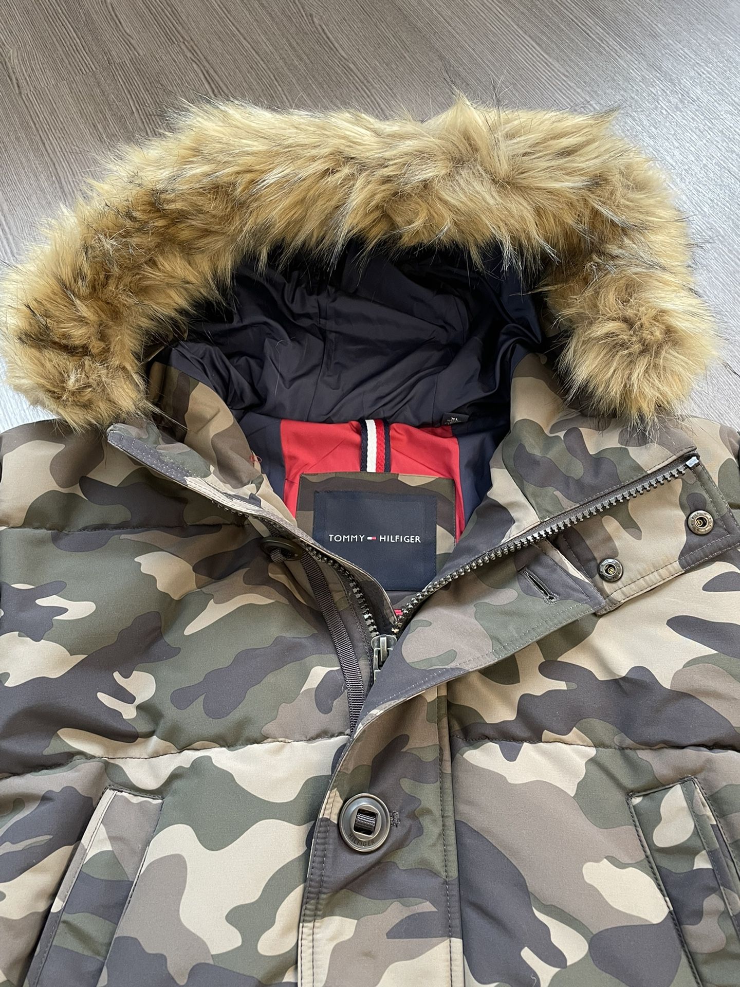 Tommy Hilfiger Camouflage Hooded Jacket
