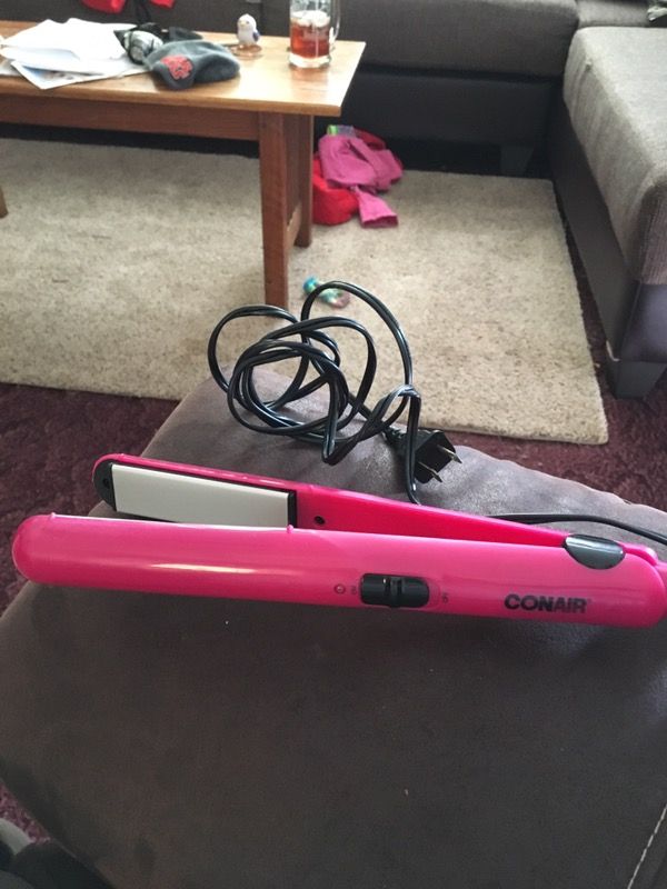 Pink conair hair straightener