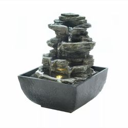 Tiered Rock Formation Table Top Fountain Thumbnail