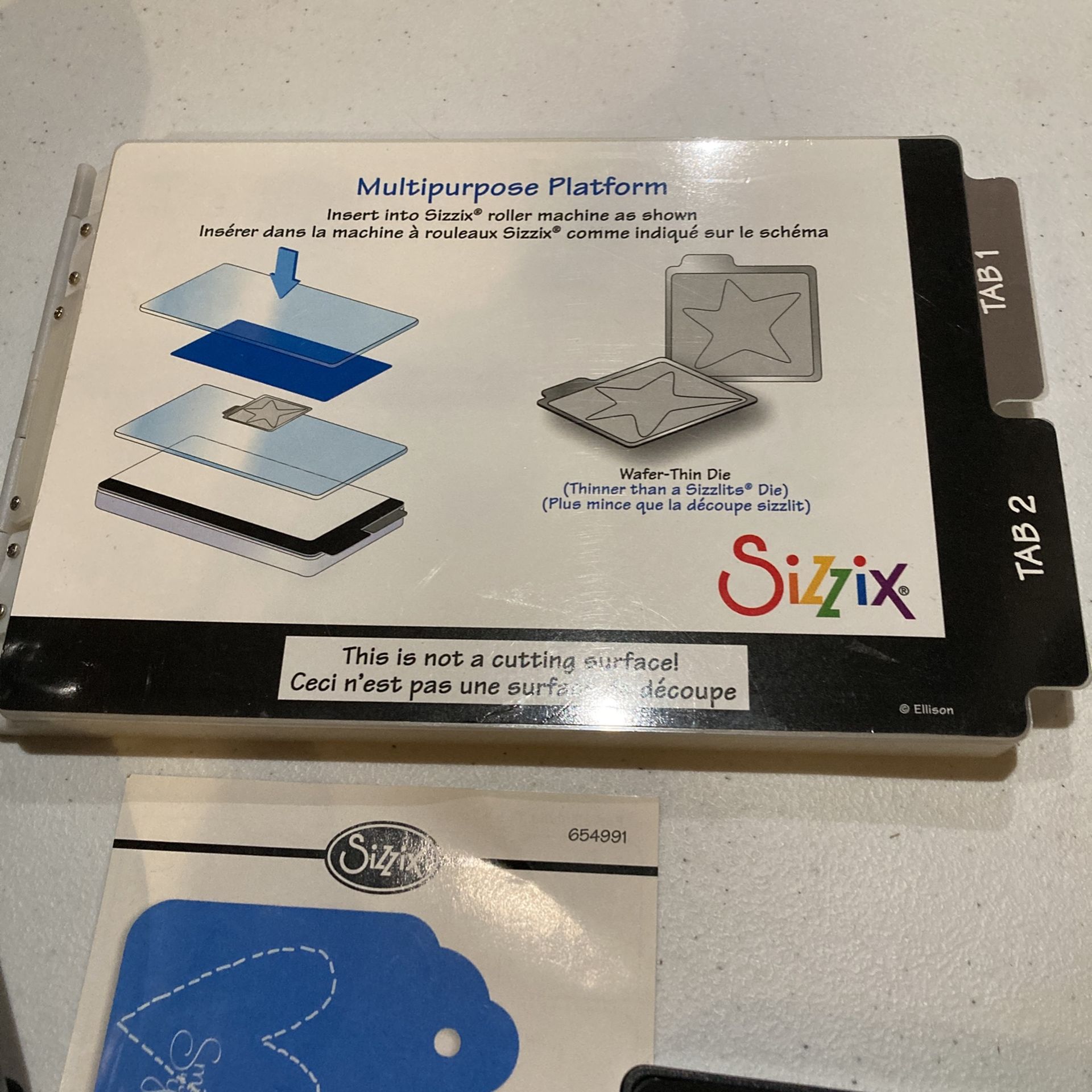 SIZZIX Big Kick Roller Machine For Paper Cutting, etching And Embossing