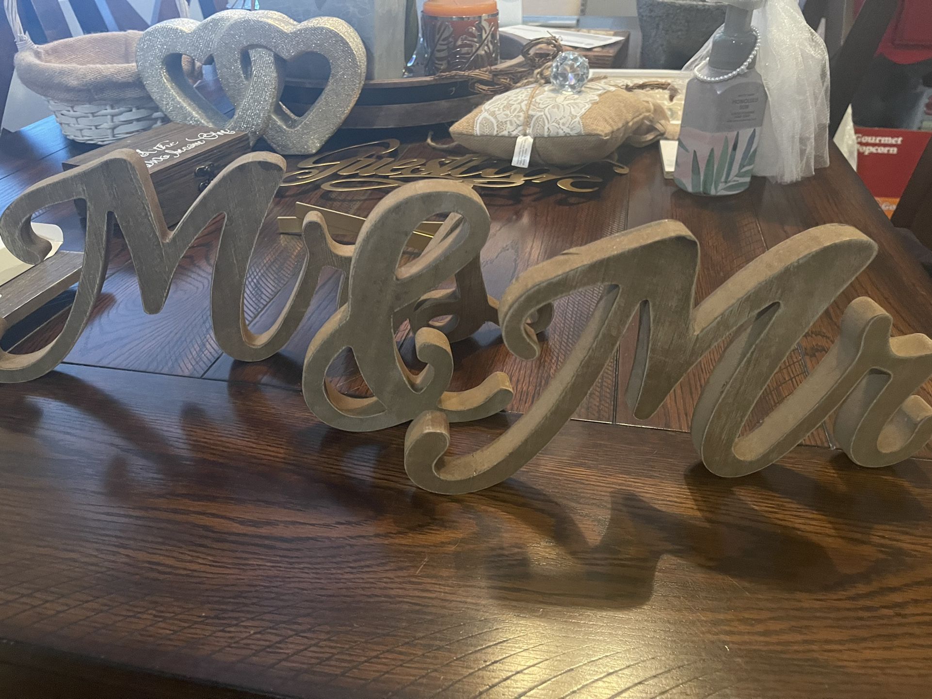 Wedding Decor - Guest Book Table Decor