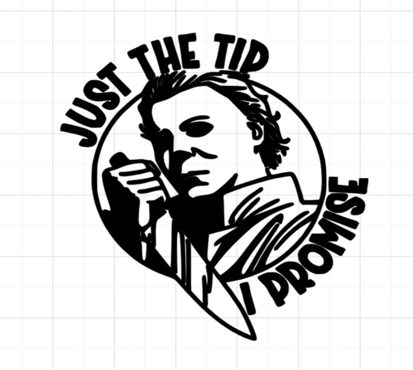 Just The Tip Vinyl Decal