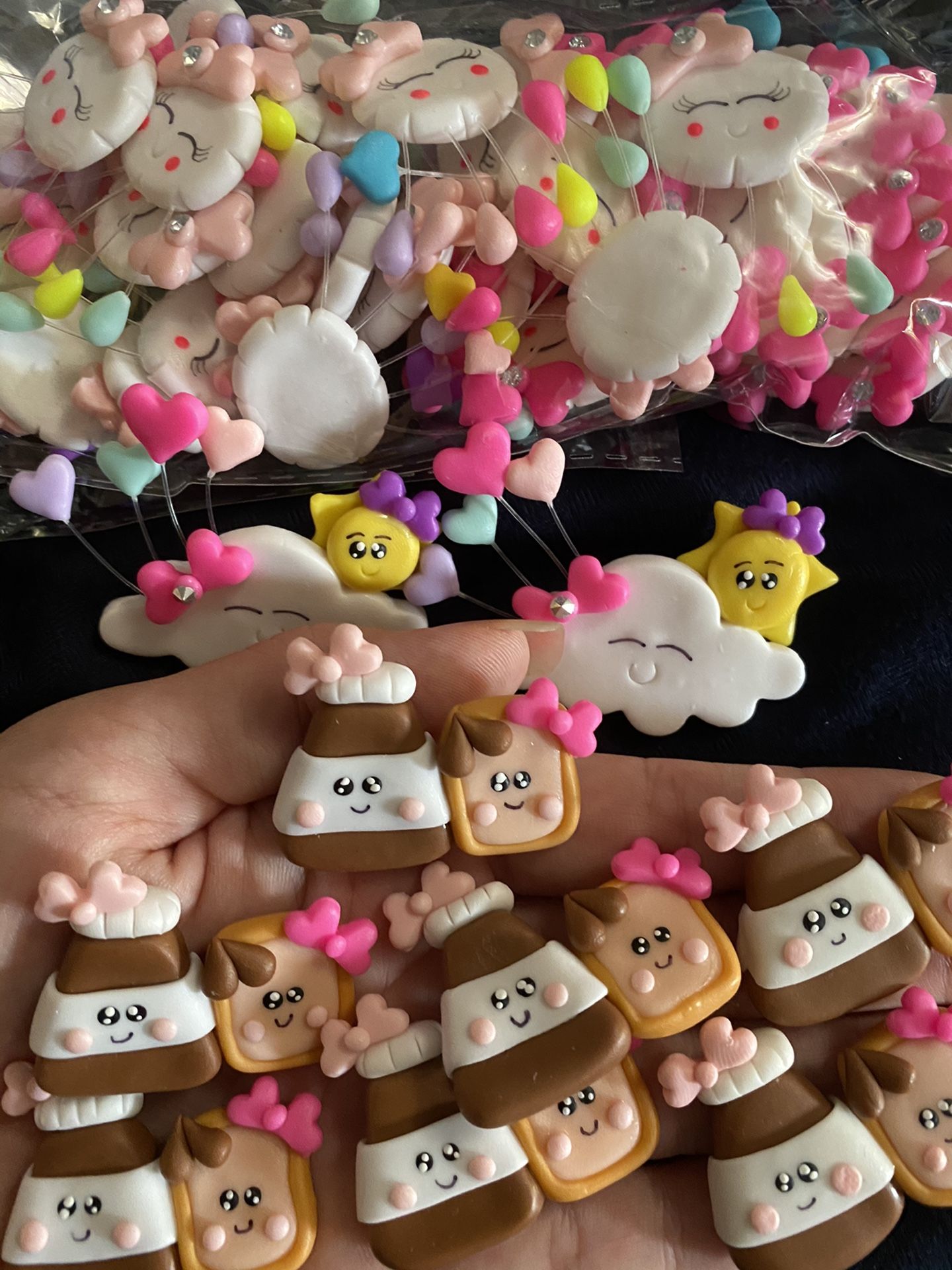 Clays for hair bows $3 each