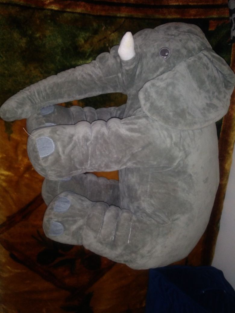 Kids elephant plush n pillow