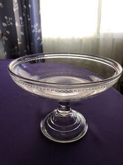 Glass Candy/Serving Dish or Centerpiece Thumbnail