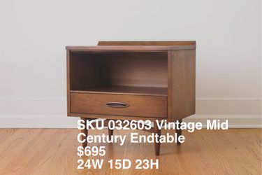 Vintage Mid Century Modern End Table Stand Seattle  Thumbnail