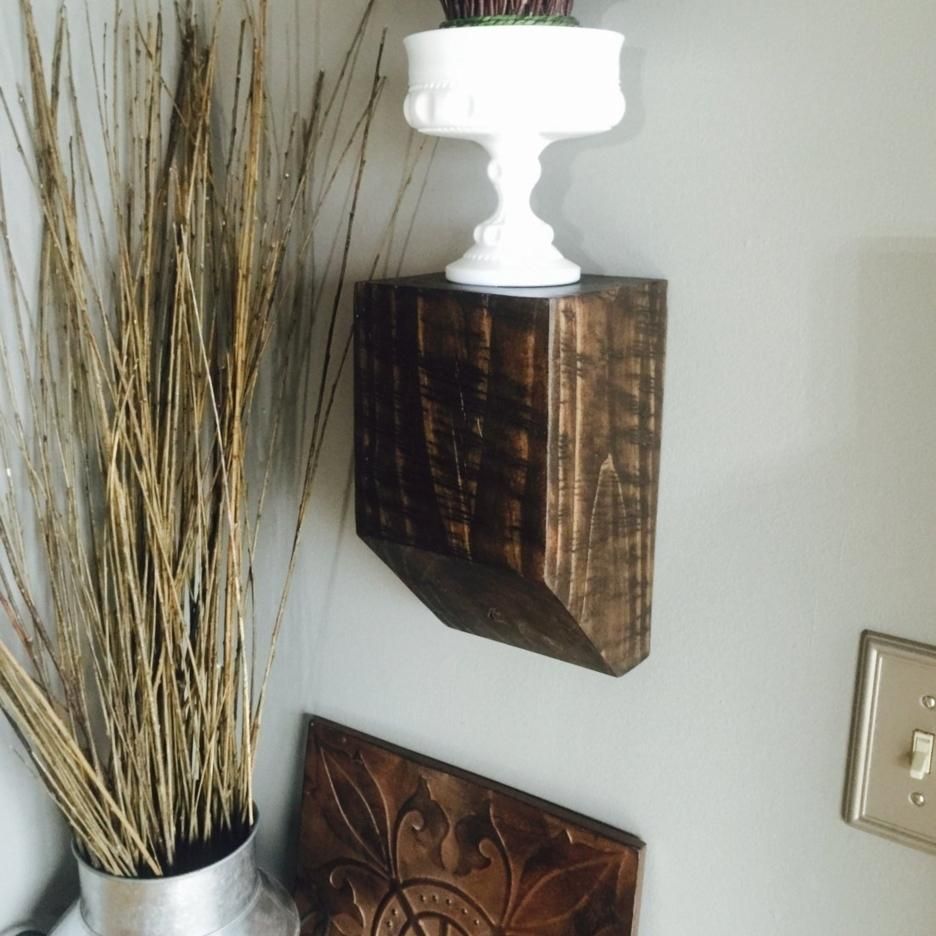 Wooden Wall Sconce