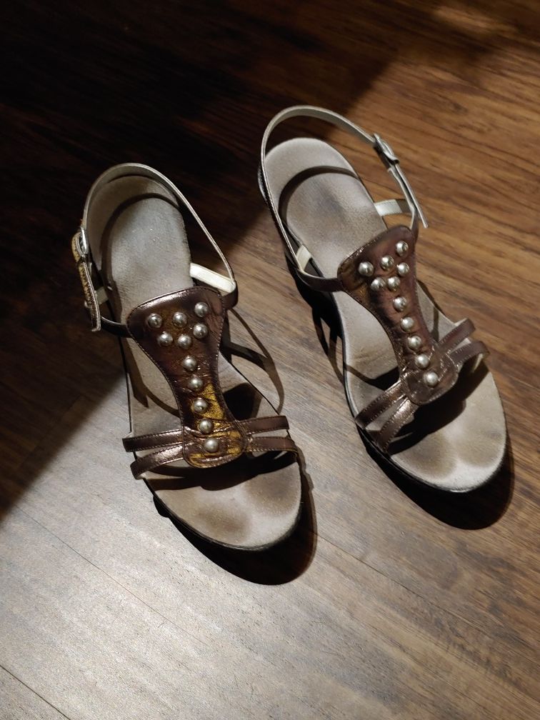 ONEX Pewter leather shoes