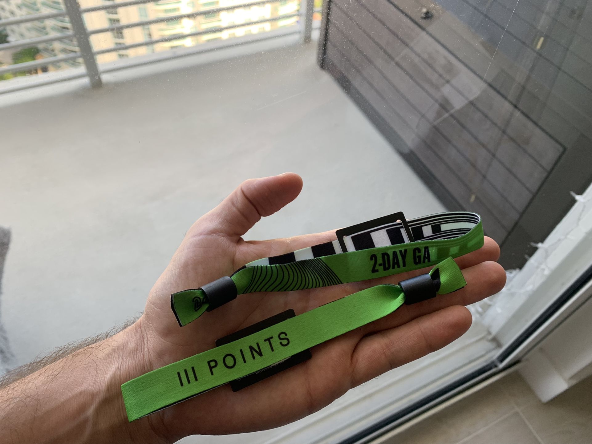 iii Points 2 Day GA Wrist Bands