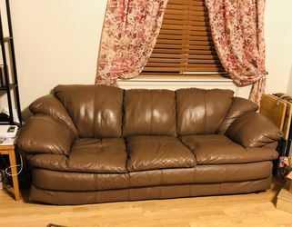 4 pc genuine leather living rooms furniture Thumbnail