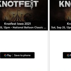 Knotfest Iowa Tickets Thumbnail