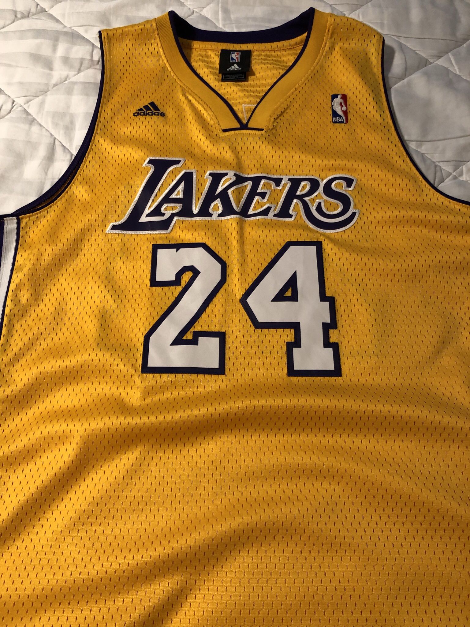 Men Los Angeles Lakers Kobe Bryant Hardwood Classic # 24 2007-08 Swingman Jersey