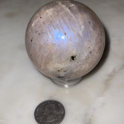 Black Moonstone Sphere  Thumbnail