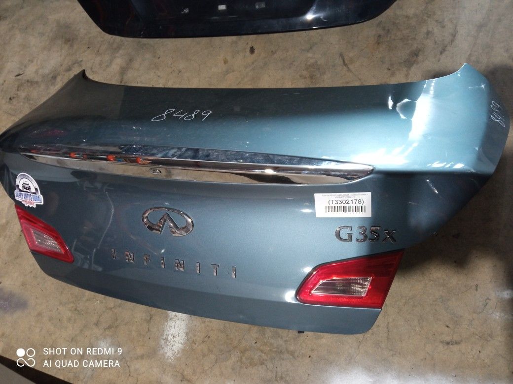 Trunk Lid For 2007 Infiniti G35 Stock 78489