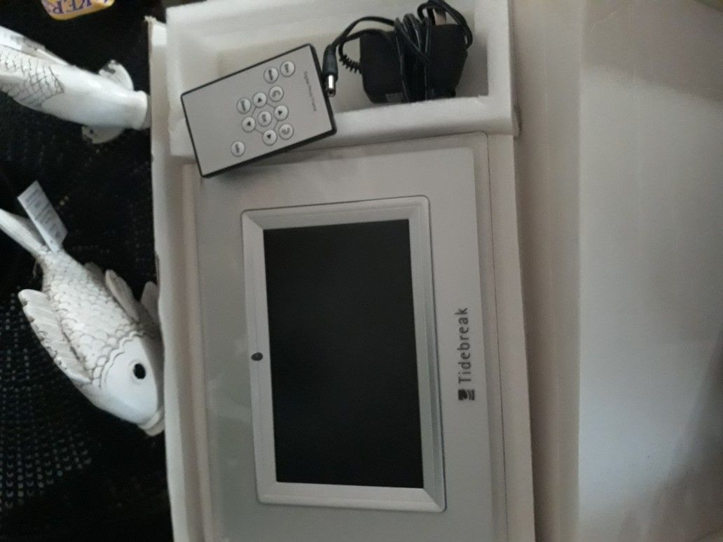 Digital photo picture frame SD card required works