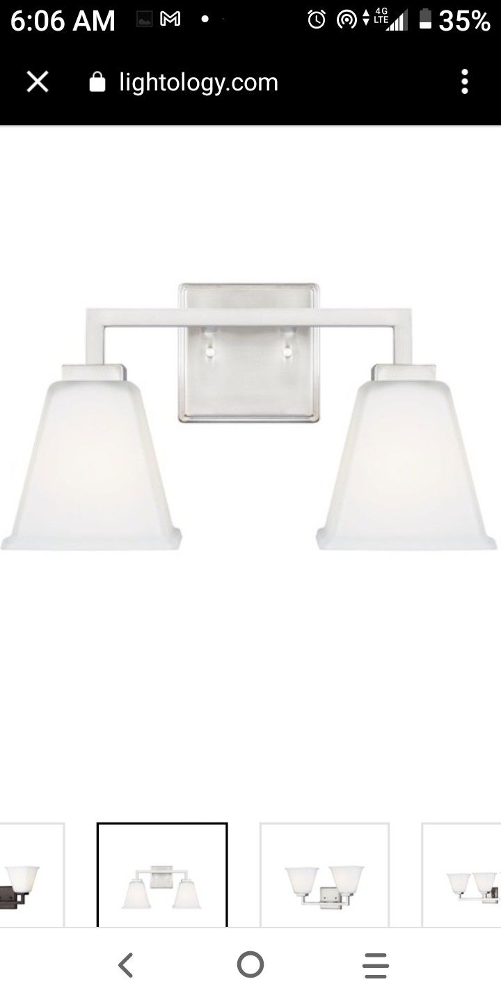 ELLIS HARPER BATHROOM VANITY LIGHTBy Sea Gull Lighting