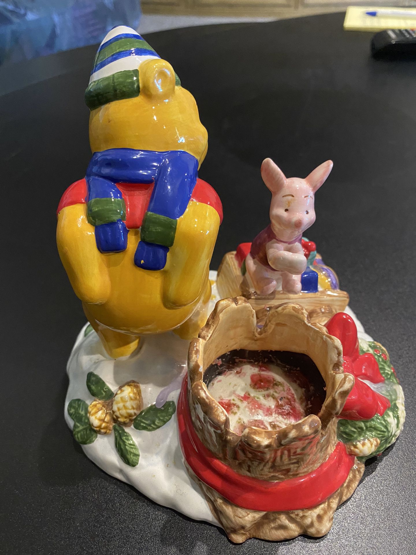 Disney Winnie The Pooh & Piglet Candle Holder (2)