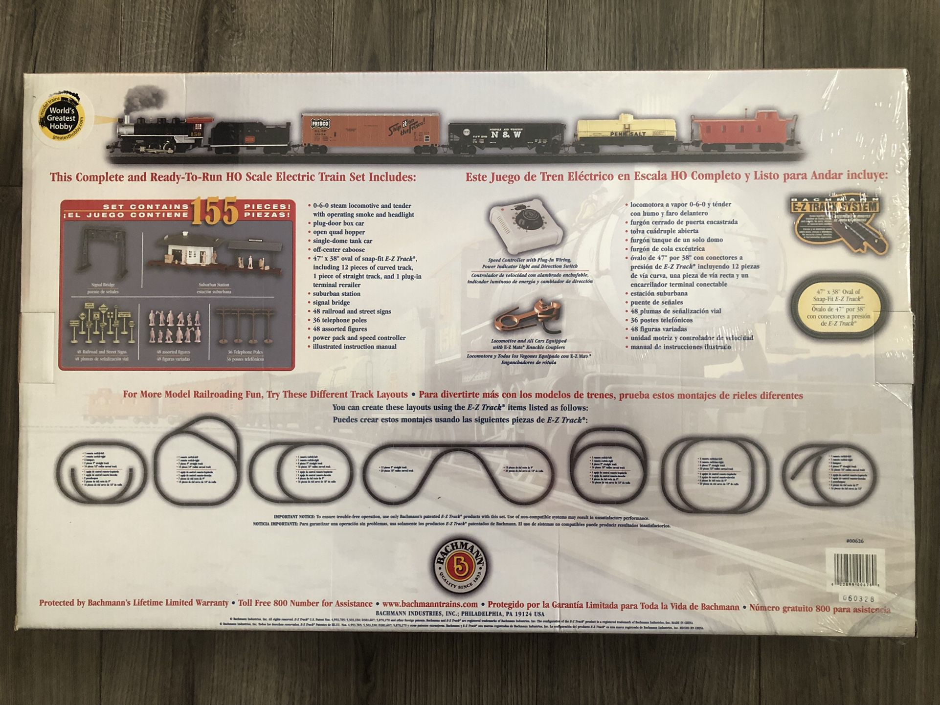 Bachmann Chattanooga HO  Electric Train Set - 