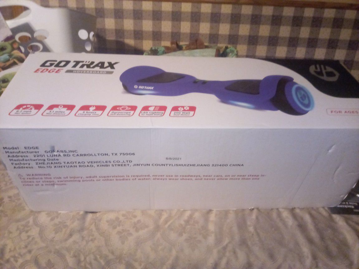 GoTrax, Hover Board.  Brand New Never Been Out Of Box. 