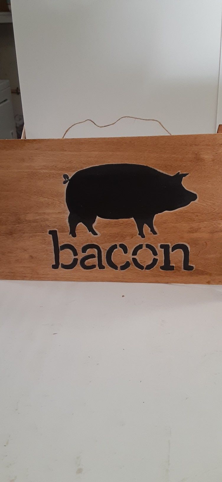 Custom boho Farmhouse bacon pig eggs chicken kitchen farmhouse decor Rustic fall home decor