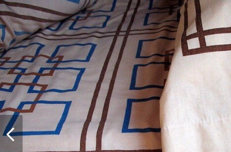  Retro YSL Bedsheet & Pillowcase Yves Saint Laurent 1976